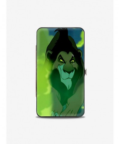 Limited-time Offer Disney The Lion King Scar Lurking Pose Hinged Wallet $8.36 Wallets