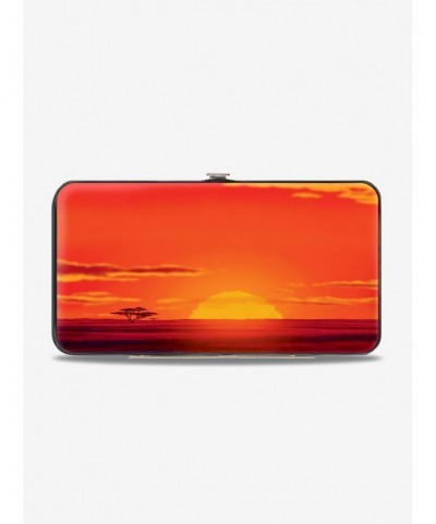 Value Item Disney The Lion King Hakuna Matata Simba Pumbaa Timon Sunset Silhouette Hinged Wallet $7.11 Wallets