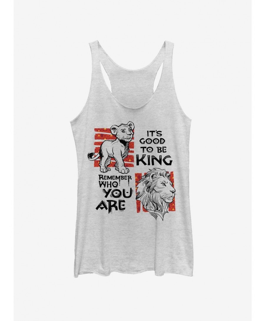 Hot Selling Disney The Lion King 2019 Simba Text Girls Tank $6.42 Tanks