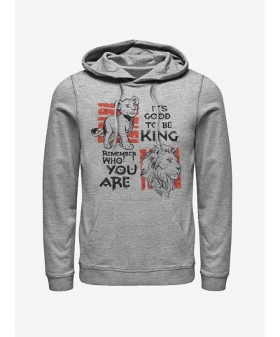 Premium Disney The Lion King 2019 Simba Text Hoodie $17.60 Hoodies