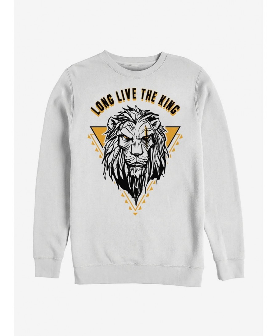 Festival Price Disney The Lion King 2019 Long Live The King Scar Sweatshirt $14.76 Sweatshirts