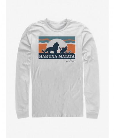 Hot Selling Disney The Lion King Hakuna Matata Long-Sleeve T-Shirt $10.53 T-Shirts