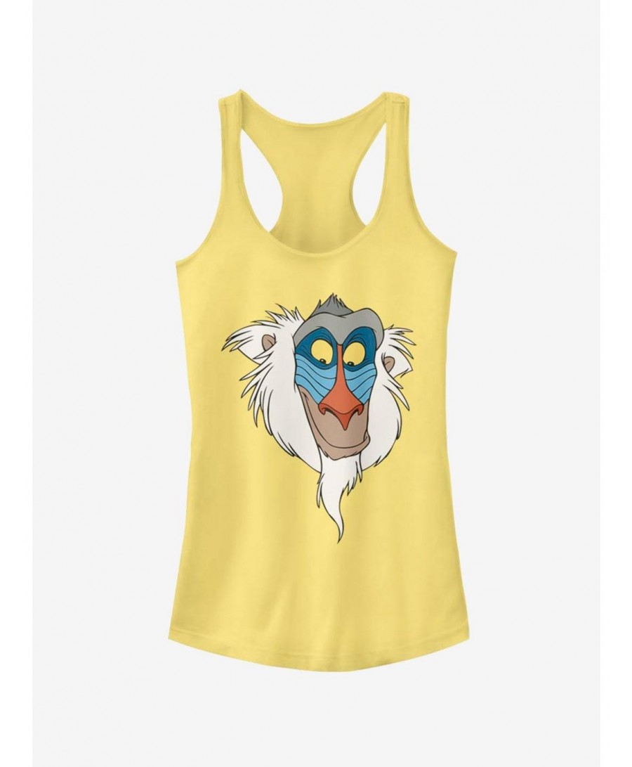 Cheap Sale Disney The Lion King Rafiki Face Girls Tank $6.18 Tanks