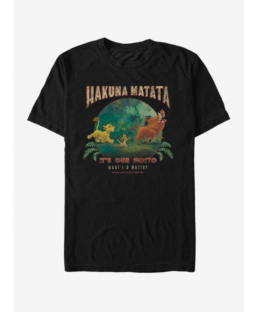 Flash Sale Disney The Lion King Tommy Matata T-Shirt $6.69 T-Shirts