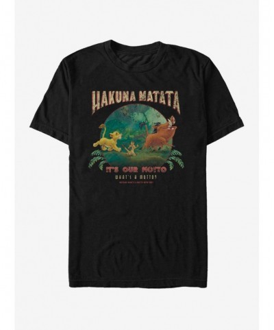 Flash Sale Disney The Lion King Tommy Matata T-Shirt $6.69 T-Shirts