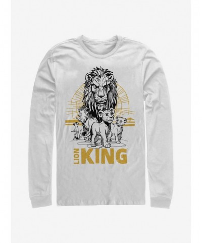 Flash Deal Disney The Lion King 2019 Lion King Group Long-Sleeve T-Shirt $8.42 T-Shirts