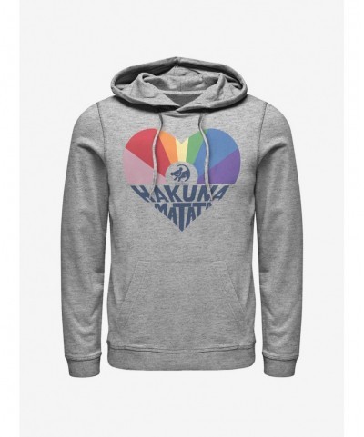 Big Sale Disney The Lion King Hakuna Rainbow Hoodie $15.80 Hoodies