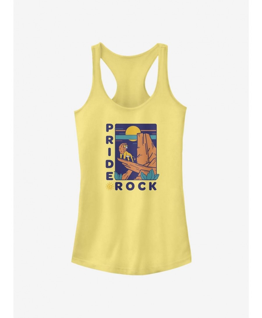 Bestselling Disney The Lion King Pride Rock Badge Girls Tank $8.96 Tanks