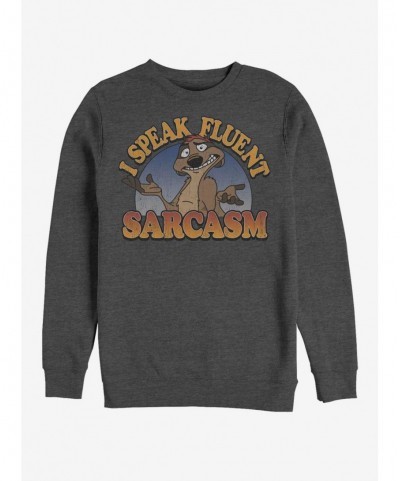 Best Deal Disney The Lion King Sarcasm Crew Sweatshirt $12.10 Sweatshirts