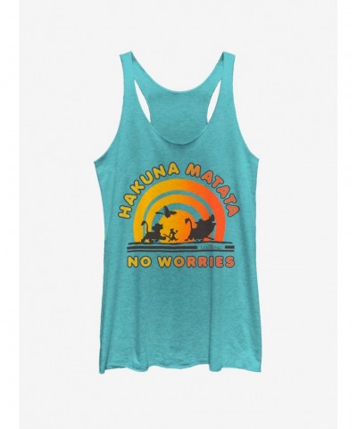 Trendy Disney The Lion King No Worries Girls Tank $9.53 Tanks