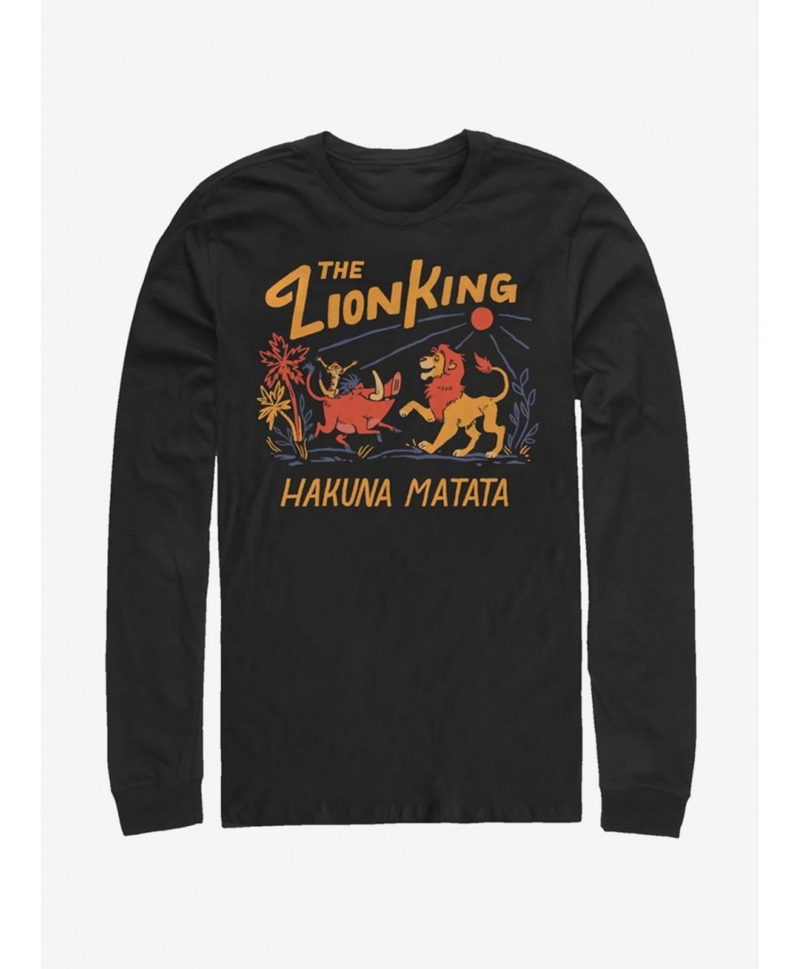 Fashion Disney The Lion King Lion Dance Long-Sleeve T-Shirt $12.63 T-Shirts