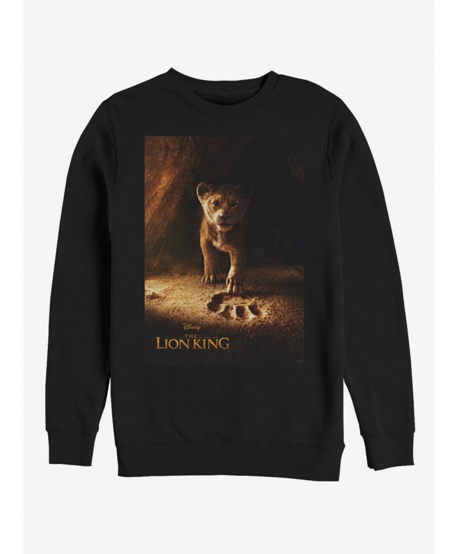 Seasonal Sale Disney The Lion King 2019 Simba Poster Sweatshirt $14.46 Sweatshirts