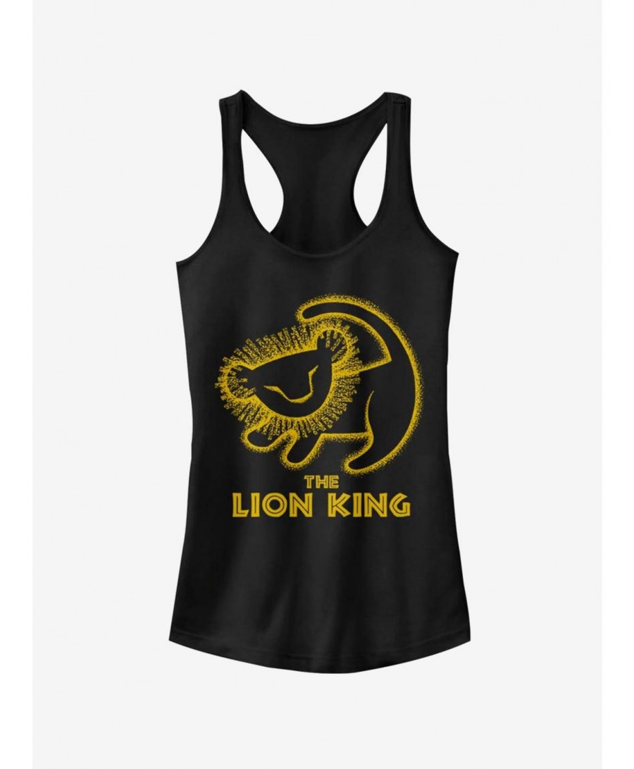 Discount Sale Disney The Lion King Stamp Girls Tank $9.76 Tanks