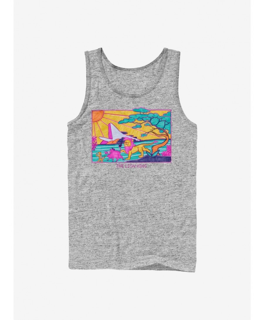 Limited Time Special Disney The Lion King Marker Art Tank $6.37 Tanks