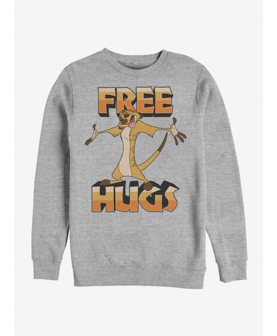 Festival Price Disney The Lion King Timon Hugs Sweatshirt $11.81 Sweatshirts