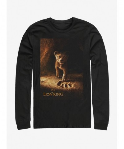 Best Deal Disney The Lion King 2019 Simba Poster Long-Sleeve T-Shirt $11.32 T-Shirts