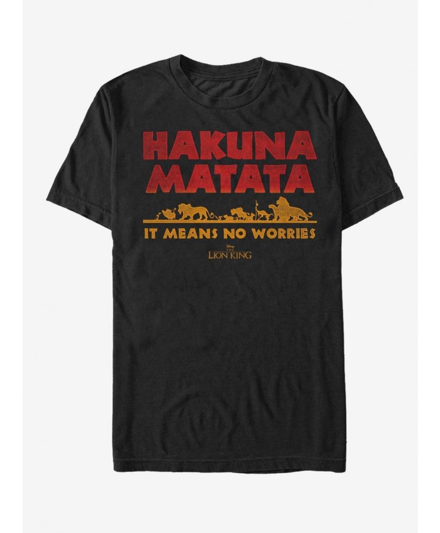 Special Disney The Lion King Horizon Matata T-Shirt $6.88 T-Shirts