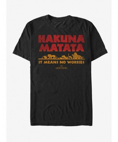 Special Disney The Lion King Horizon Matata T-Shirt $6.88 T-Shirts