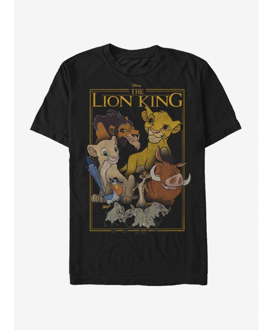 Huge Discount Disney The Lion King Poster T-Shirt $8.99 T-Shirts