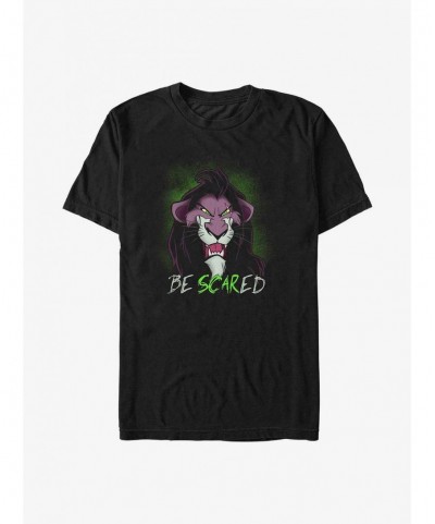 Flash Sale Disney The Lion King Scar Be Scared Big & Tall T-Shirt $9.33 T-Shirts