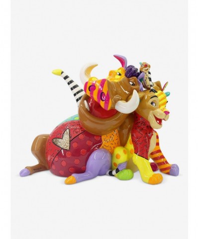 Fashion Disney The Lion King Romero Britto Simba Timon & Pumba Figurine $38.09 Others