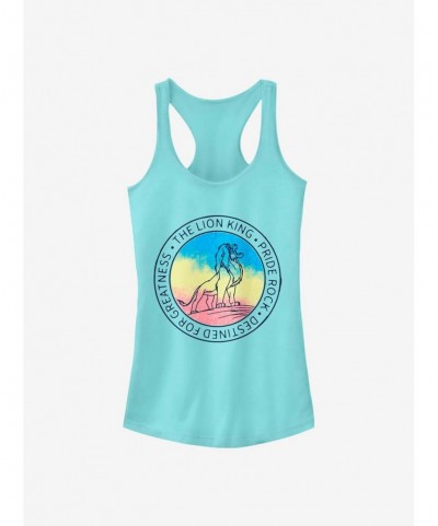 Limited Time Special Disney The Lion King Pride Rock Girls Tank $9.56 Tanks