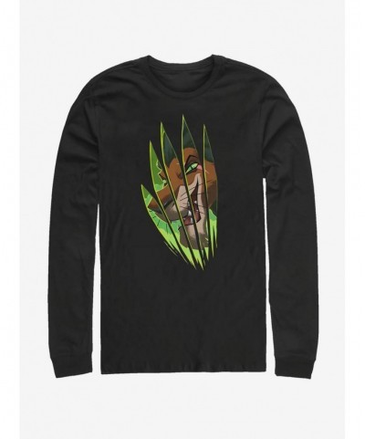 Sale Item Disney The Lion King Scar Slash Long-Sleeve T-Shirt $11.84 T-Shirts