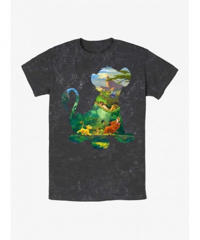 Discount Disney The Lion King Cub Life Mineral Wash T-Shirt $8.08 T-Shirts