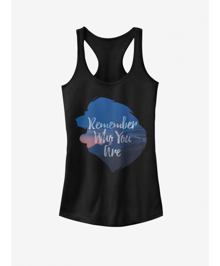 Pre-sale Disney The Lion King Inspirational Silhouette Girls Tank $8.76 Tanks