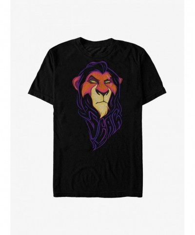 Hot Sale Disney The Lion King Scar Mane T-Shirt $9.56 T-Shirts