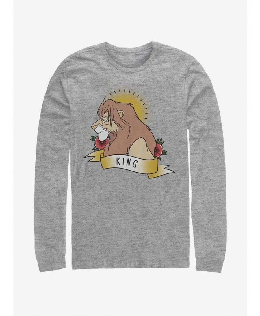 Big Sale Disney The Lion King King Long-Sleeve T-Shirt $10.79 T-Shirts