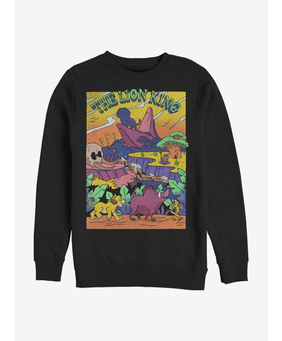 Crazy Deals Disney The Lion King The Lion Legend Crew Sweatshirt $14.76 Sweatshirts