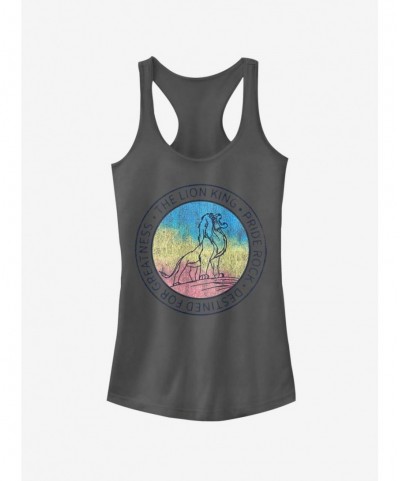 Low Price Disney The Lion King Simba Gradient Girls Tank $5.98 Tanks