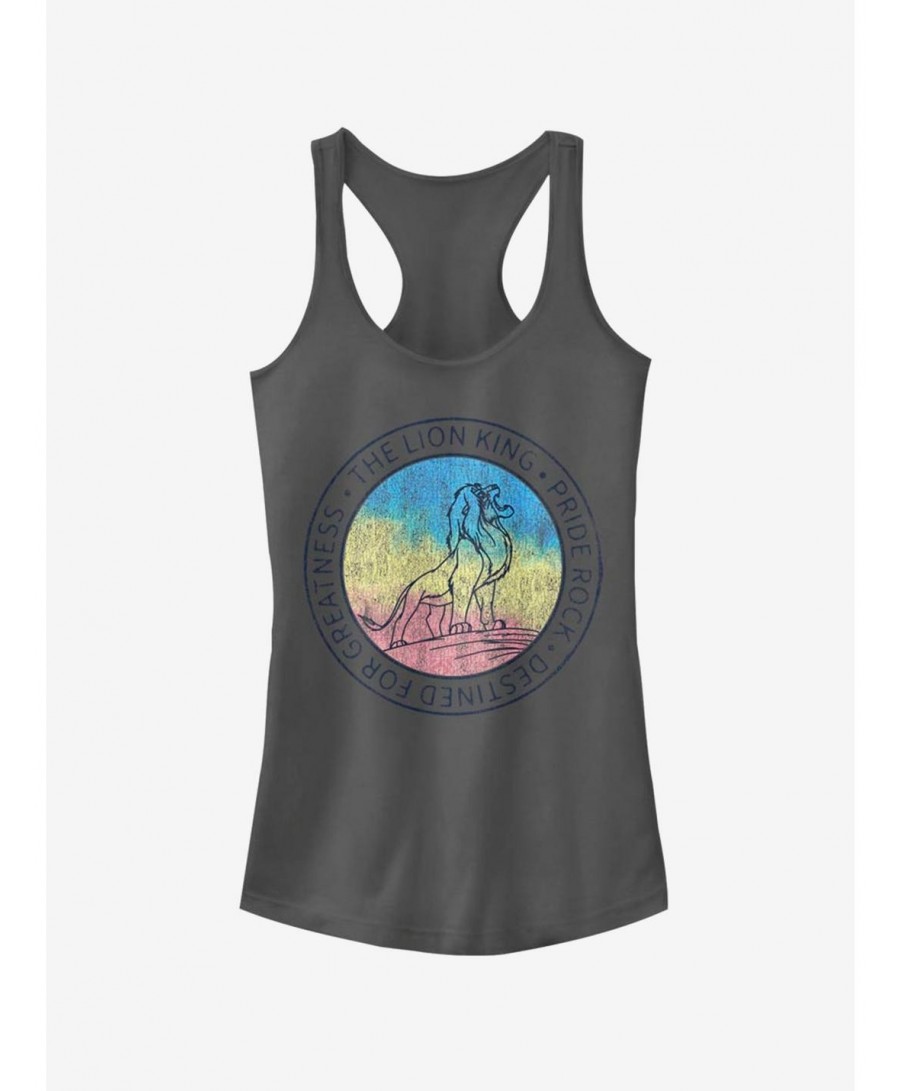 Low Price Disney The Lion King Simba Gradient Girls Tank $5.98 Tanks