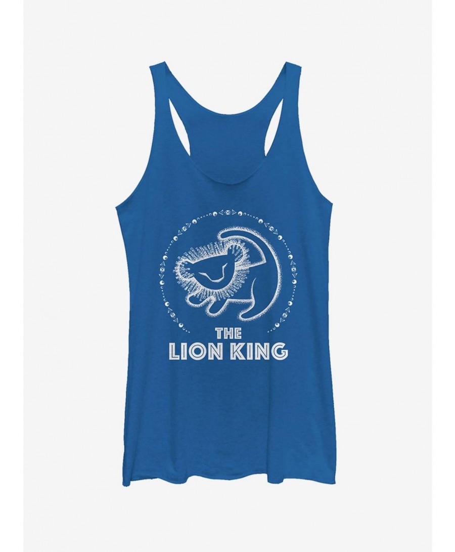 Premium Disney Lion King Simba Painting Circle Girls Tank Top $7.87 Tops