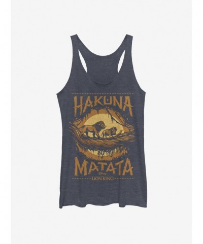 Pre-sale Discount Disney The Lion King 2019 Savanna Poster Girls Tank $6.63 Tanks