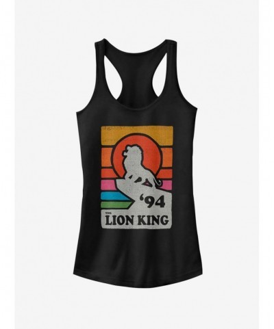 Pre-sale Discount Disney The Lion King Vintage Rainbow Girls Tank $8.96 Tanks