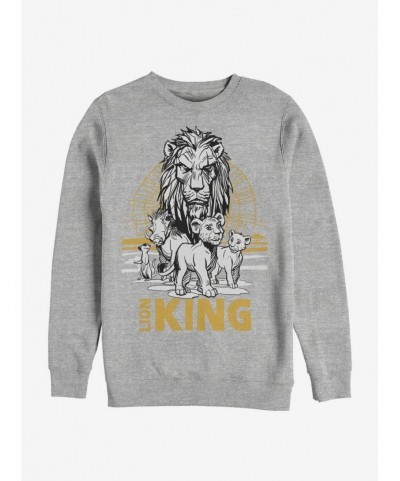 Low Price Disney The Lion King 2019 Lion King Group Sweatshirt $14.17 Sweatshirts