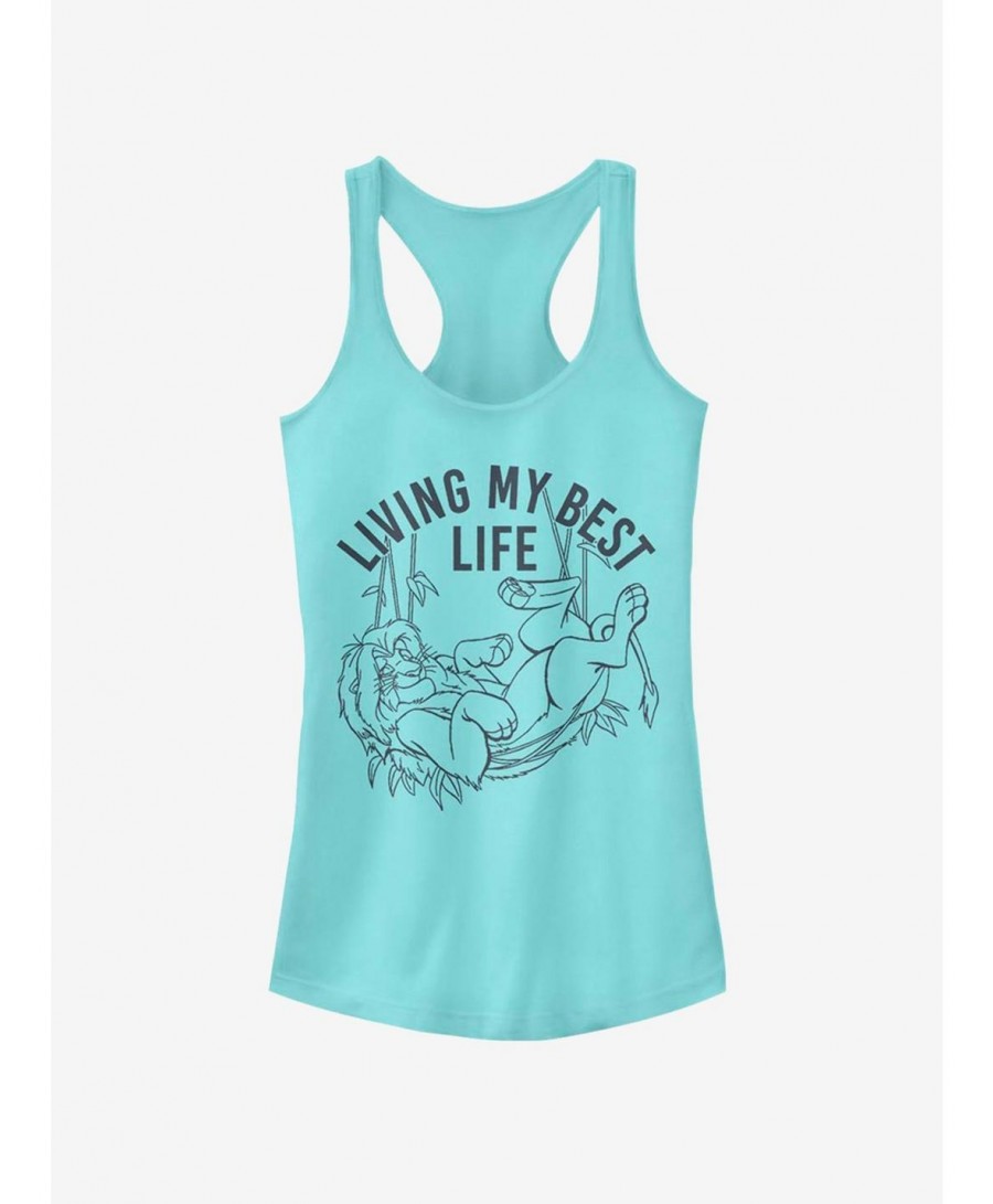 Fashion Disney The Lion King Living My Best Life Girls Tank $8.37 Tanks