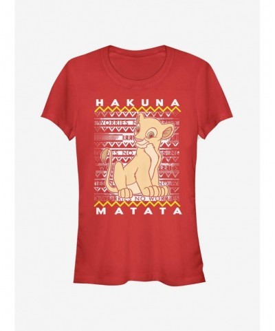 Unique Disney The Lion King Hakuna Nala Girls T-Shirt $7.17 T-Shirts