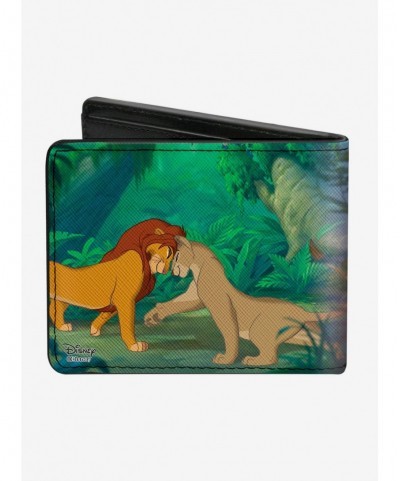 Pre-sale Disney The Lion King Young Simba Nala Bifold Wallet $8.78 Wallets