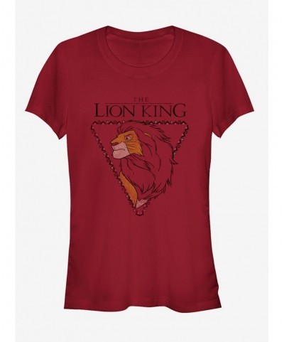 Clearance Lion King Simba Triangle Girls T-Shirt $8.37 T-Shirts