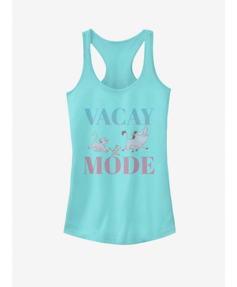 Cheap Sale Disney The Lion King Vacay Mode Girls Tank $7.97 Tanks