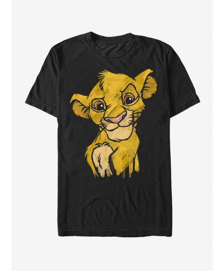 Festival Price Lion King Simba Smirk T-Shirt $6.50 T-Shirts