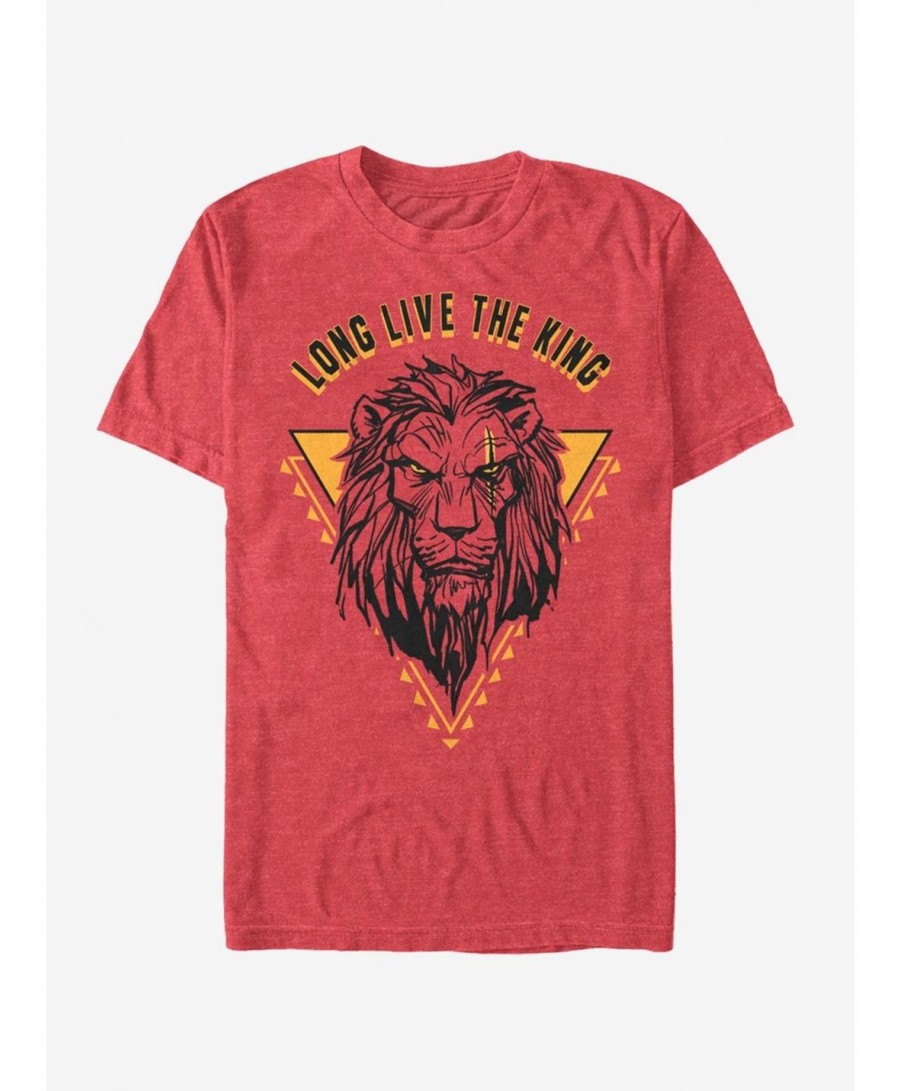 Festival Price Disney The Lion King 2019 Long Live The King Scar T-Shirt $8.99 T-Shirts